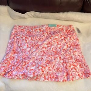 Reel Legends Beach Comber skort sz XL- starfish T